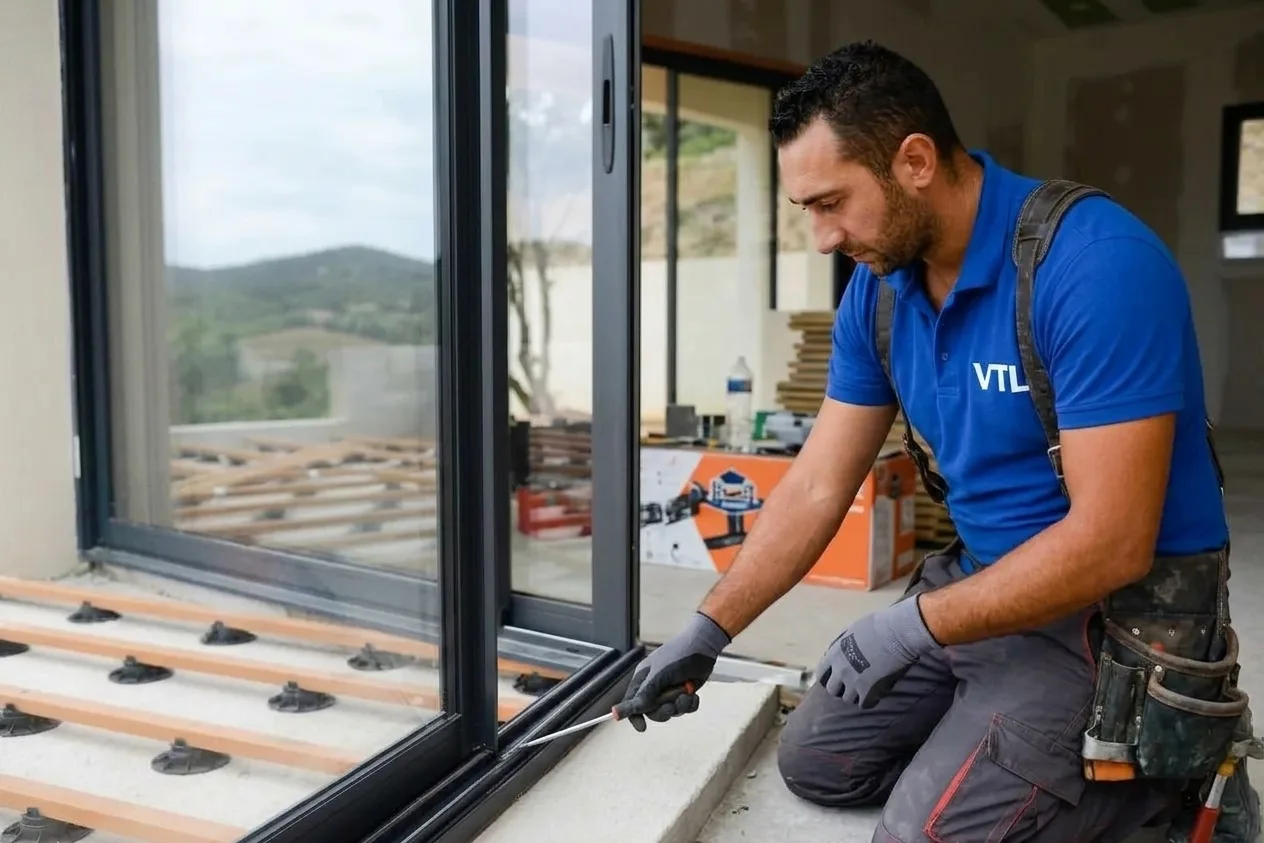 Installation de vitrage à Colombes