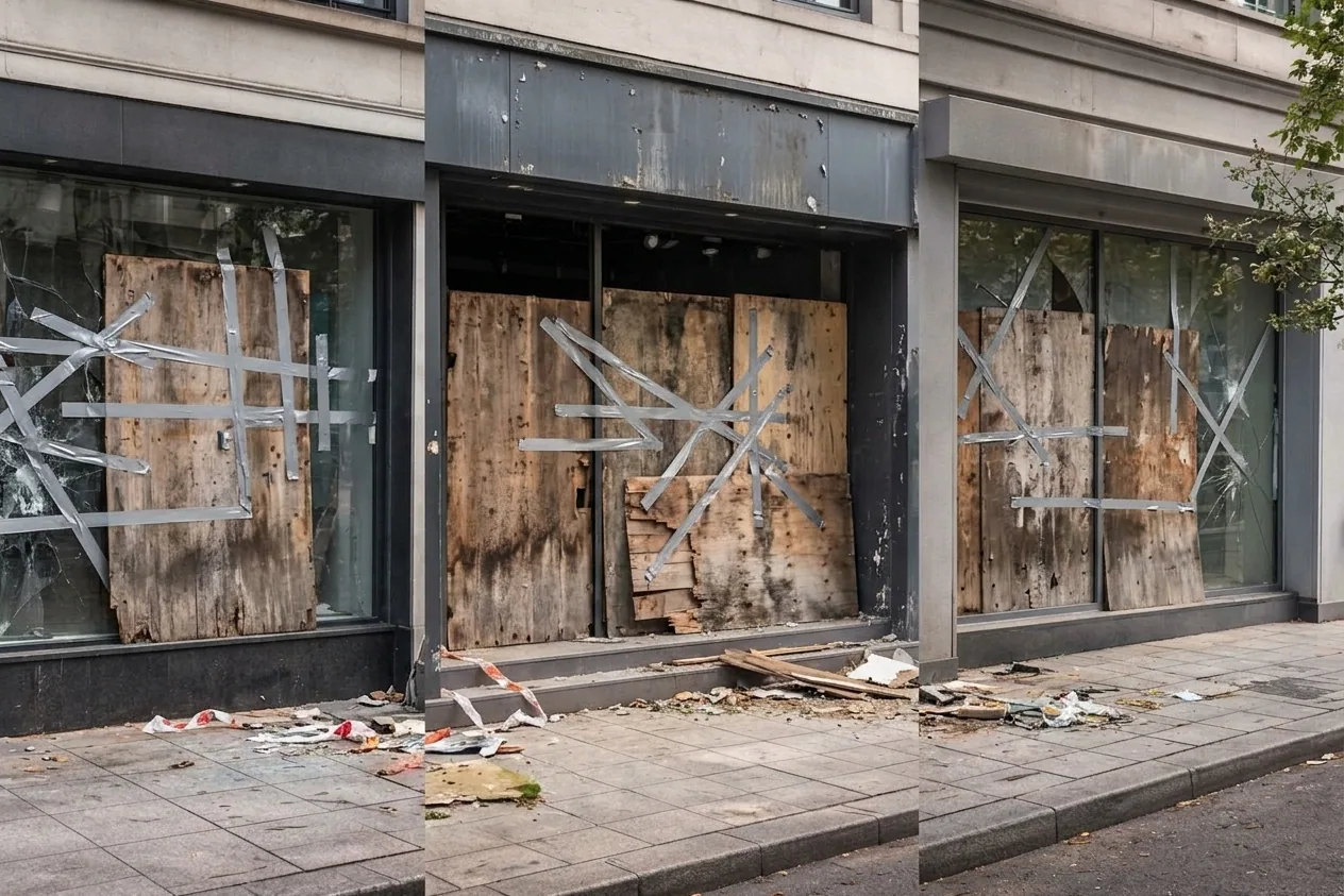 Vitrier / vitrerie à Colombes — avant (chantier 3)
